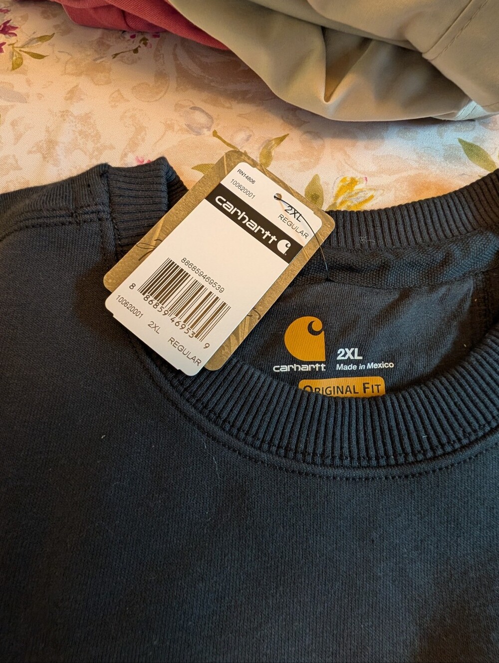 Mens Carhartt Rain Defender Crew neck Sweatshirt